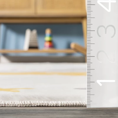 NuLOOM Sweet Dreams Machine Washable Kids Area Rug - Image 2