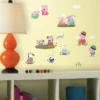 RoomMates Peppa Pig Peel And Stick Wall Decals 4 Sheets