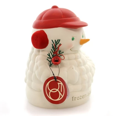 Bank Snowpinion Frozen Assets - 6.75 Inches - Christmas Snowman Department 56 - 4051105 - Porcelain - Off-White - Image 2