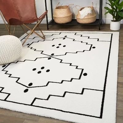 Miklos Medallion Kids' Area Rug White - Balta Rugs