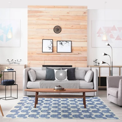 Disney Mickey Mouse Barcelona 7'10"x10' Indoor Area Rug Blue