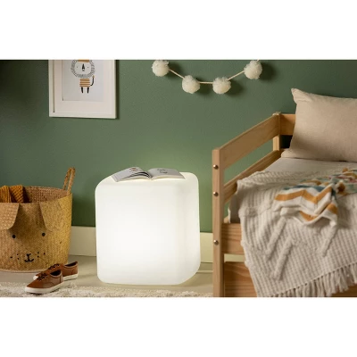 Sweedi Lighted Nightstand White - South Shore - Image 3