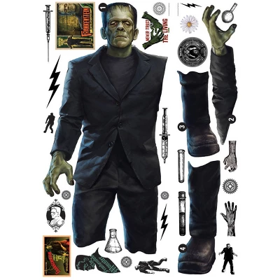 Classic Monsters Frankenstein Giant Peel & Stick Wall Decals White - RoomMates - Image 2