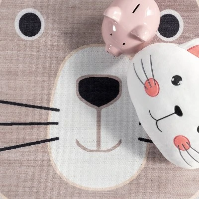 NuLOOM Rizzo Puppy Kids Machine Washable Area Rug - Image 5