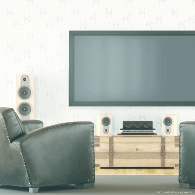 Star Wars Tie Fighter Peel And Stick Wallpaper Tan - RoomMates