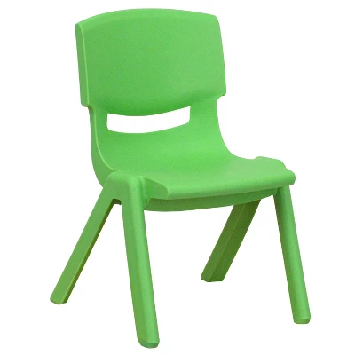 Flash Furniture 4 Pack Plastic Stackable School Chairs With 10.5" Seat Height - Image 10