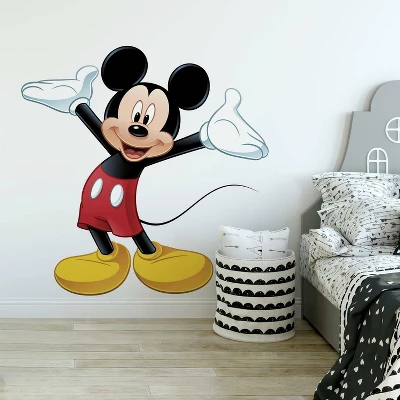 Roommates Mickey And Friends Mickey Mouse Peel And Stick Giant Wall Decal