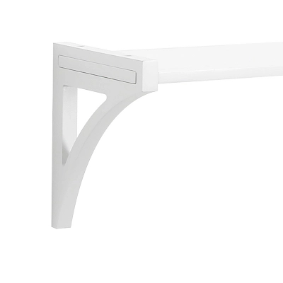 36" Topsy Turvey 2 In 1 Kids' Shelf With Brackets For Underneath Or Facing Upward White - InPlace - Image 4