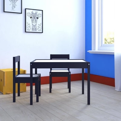 3pc Annya Kiddy Table Set Navy/White - Room & Joy - Image 7