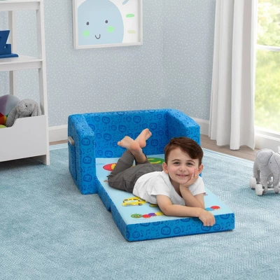 Delta Children Kids' CoComelon Cozee 2-in-1 Convertible Flip-Out Chair - Image 2