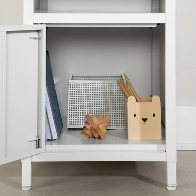 Sweedi Metal 1-Door Nightstand - South Shor - Image 2