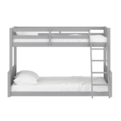 Twin Over Full Capri Wood Bunk Bed Gray - Hillsdale Furniture - Image 2