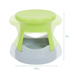 ECR4Kids Storage Wobble Stool, 15in Seat Height, Active Seating
