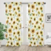 2pc Sweet Jojo Designs Sunflower Window Panel
