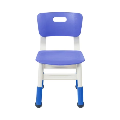 ECR4Kids Resin Classroom Chairs, Indoor Kids Seating With Adjustable Seat Height (2-Pack) - Image 2