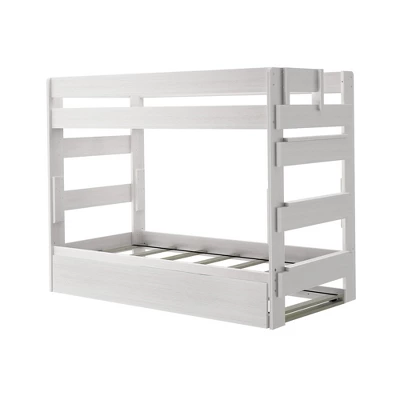 Max & Lily Farmhouse Twin Over Twin Bunk Bed With Trundle - Image 5