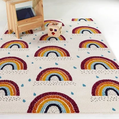 Mary Rainbow Kids' Rug Cream - Balta Rugs - Image 4