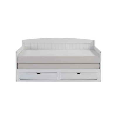 King Harmony Daybed With Conversion White - Alaterre Furniture - Image 2