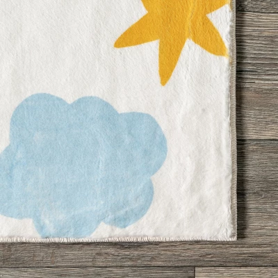 NuLOOM Sweet Dreams Machine Washable Kids Area Rug - Image 4