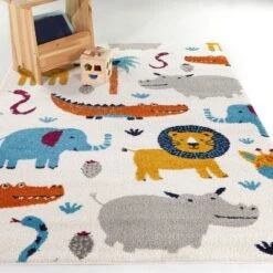 Henry Animals Kids' Rug Cream - Balta Rugs