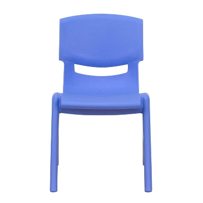 Flash Furniture 4 Pack Plastic Stackable School Chair With 12'' Seat Height - Image 8