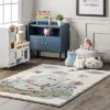 NuLOOM Edine Whimsical Hippo Kids Area Rug