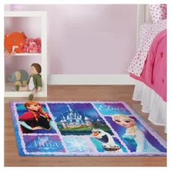Frozen Anna Purple Rug (5'x7')