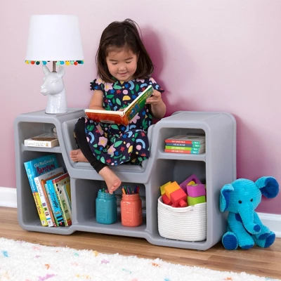 Cozy Cubby Reading Nook Bookshelf Black - Simplay3 - Image 2