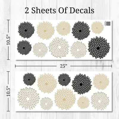 Zinnias Wall Decor - Decalcomania - Image 7