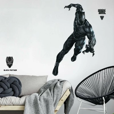Roommates Black Panther Peel And Stick Giant Wall Decal - Image 2