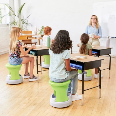 ECR4Kids Storage Wobble Stool, 15in Seat Height, Active Seating - Image 3