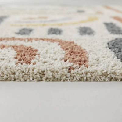 Marie Contemporary Shag Kids' Rug Cream - Balta Rugs - Image 2