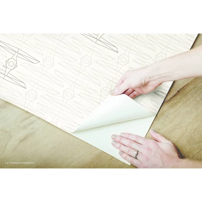 Star Wars Tie Fighter Peel And Stick Wallpaper Tan - RoomMates - Image 3