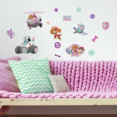 Roommates PAW Patrol Girl Pups Peel And Stick Wall Decal - Image 3