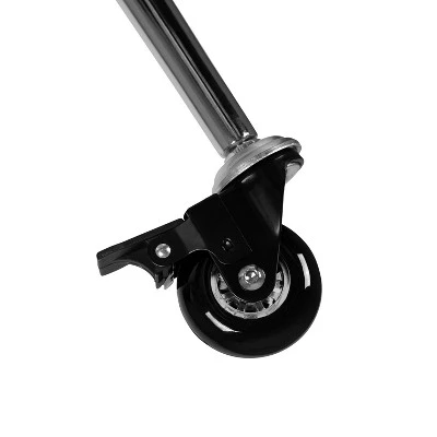 Emma And Oliver Mobile 60" Half Circle Wave Collaborative Grey Adjustable Height Activity Table - Image 4