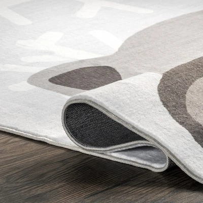 NuLOOM Indigo Otter Kids Machine Washable Area Rug - Image 3