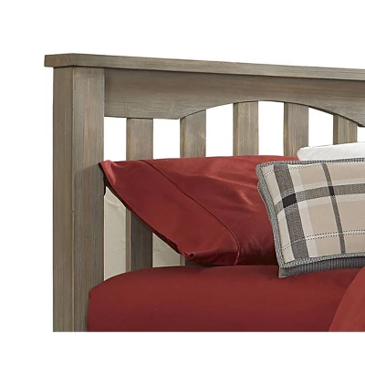 Kids' Twin Highlands Harper Panel Bed Driftwood - Hillsdale Furniture - Image 3