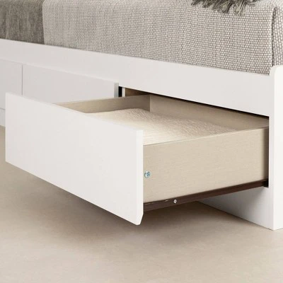 Twin Fusion Mates Bed With 3 Drawers Pure White - South Shore - Image 4