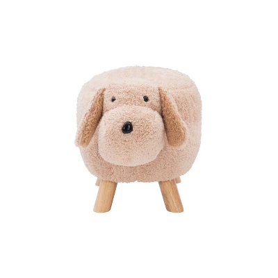 Sparky Puppy Dog Stool Light Brown - Powell - Image 2