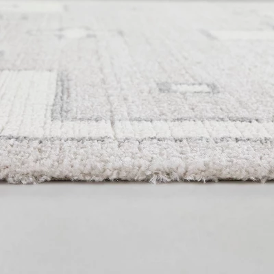 Mina Geometric Kids' Area Rug Gray - Balta Rugs - Image 4