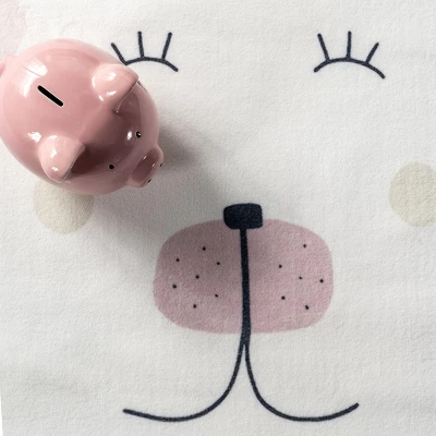 NuLOOM Jovie Polar Bear Machine Washable Kids Area Rug - Image 5