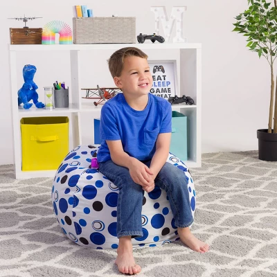 Stuffed Animal Storage Bean Bag Chair Cover For Kids' - Posh Creations