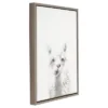 24" X 18" Alpaca Framed Canvas Art - Uniek
