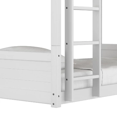 Twin Capri Wood Triple Bunk Bed White - Hillsdale Furniture - Image 10