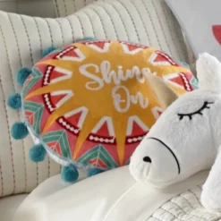 Monique Round Shine On Pillow - Homthreads