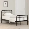 Vito Metal Complete Bed Pure Black - South Shore