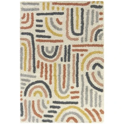 Marie Contemporary Shag Kids' Rug Cream - Balta Rugs - Image 6