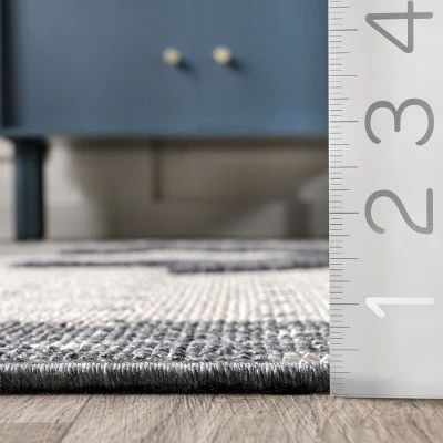 Éléanor Deer Kids Tasseled Area Rug - Image 2