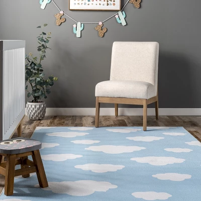 NuLOOM Lilia Machine Washable Kids Cloud Area Rug - Image 7