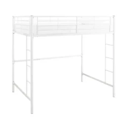Full Size Metal Platform Loft Bed - Saracina Home